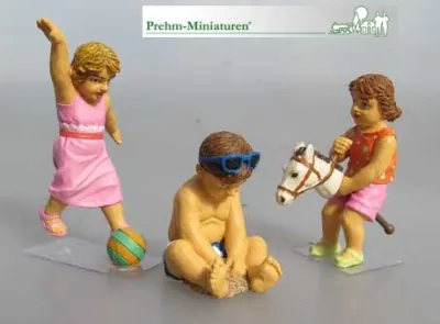 Kinder 3 Figuren Set 4, Metall