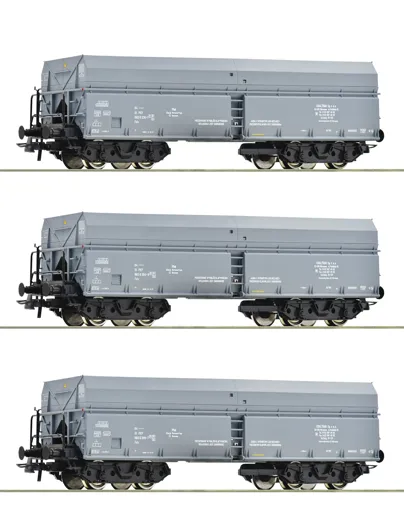3-tlg. Set: Selbstentladewagen, PKP