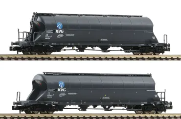 2-tlg. Set: Staubsilowagen, KVG, DB