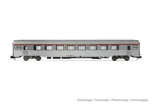 SNCF TEE Cisalpin Mailand – Paris A8u Personenwagen silbrig, Ep.IV