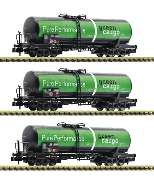 3-tlg. Set: Kesselwagen, Ermewa, SJ