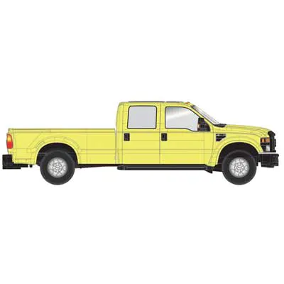 Ford F-350 yellow