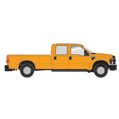 Ford F-350 orange