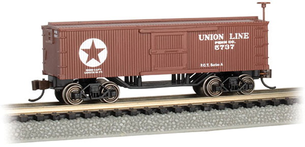 Bachmann Industries Vagone Merci Old-Time Pennsylvania Linee - Scala HO, 1:87, Con Couplers E-Z Mate
