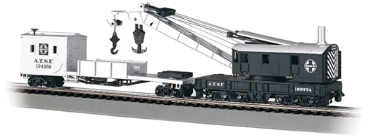 Crane Car w/Bm Tndr ATSF