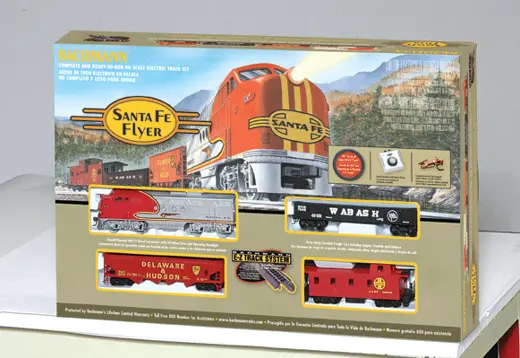 Santa Fe Flyer Train Set