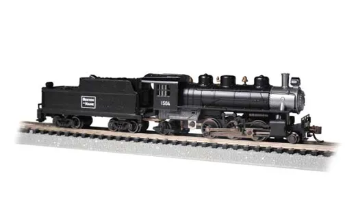 2-6-2 Steam DC B&M 1504