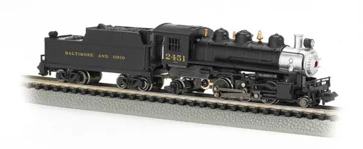 2-6-2 Steam DC B&O 2451