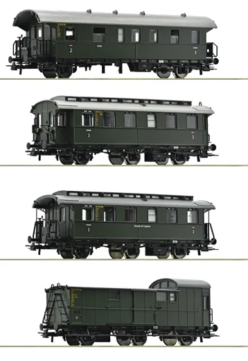 4-tlg. Set: Personenzug, DB