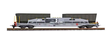 RhB P 10050 ACTS Tragwagen mit Schlackemulden