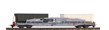 RhB P 10049 ACTS Tragwagen mit Schlackemulden