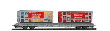 RhB R-w 8210 ACTS Tragwagen "Bündner Güterbahn"