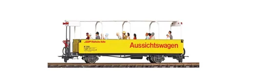 RhB B2 2101 Aussichtswagen mit Preiser Figuren