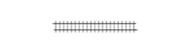 H0m gerades Gleis 162,3 mm