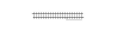 H0m Anschlussgleis 162,3 mm