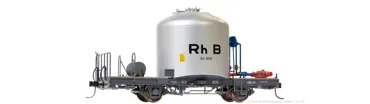 RhB Uce 8015 'RhB' Zementsilowagen mit Verrohrung