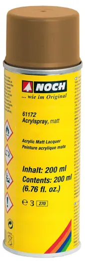 Acrylspray matt, ocker