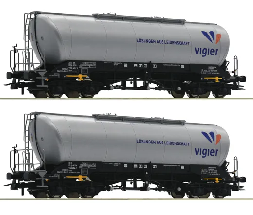 2-tlg. Set: Silowagen, Vigier Cement, Privatbahn
