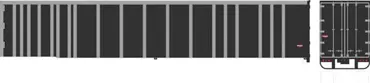 53'Trailer Undec black