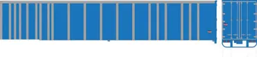 53'Trailer Undec blue