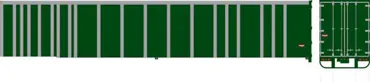 53'Trailer Undec green