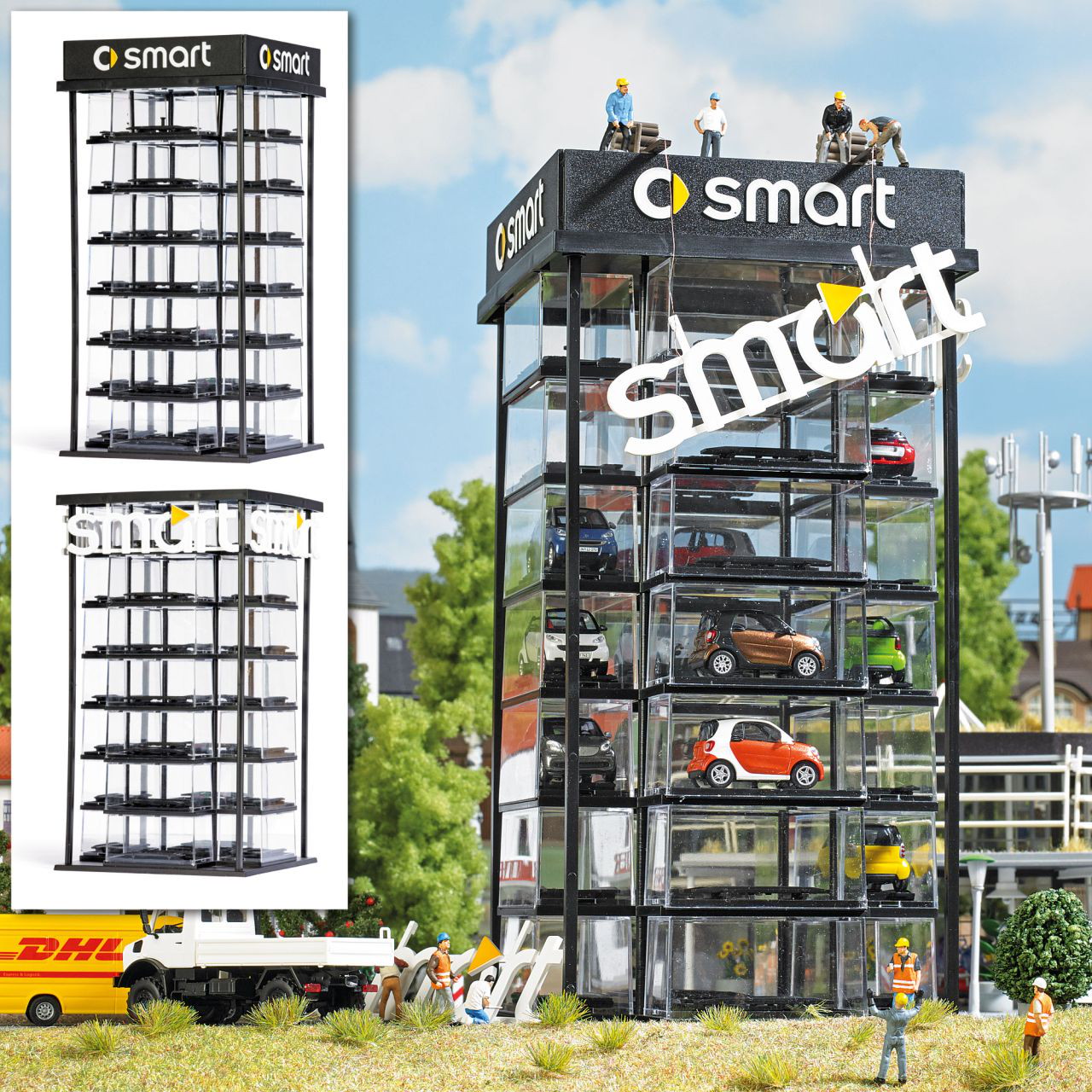 Busch 1001 Smart Car Tower World of Trains Modelleisenbahn Shop