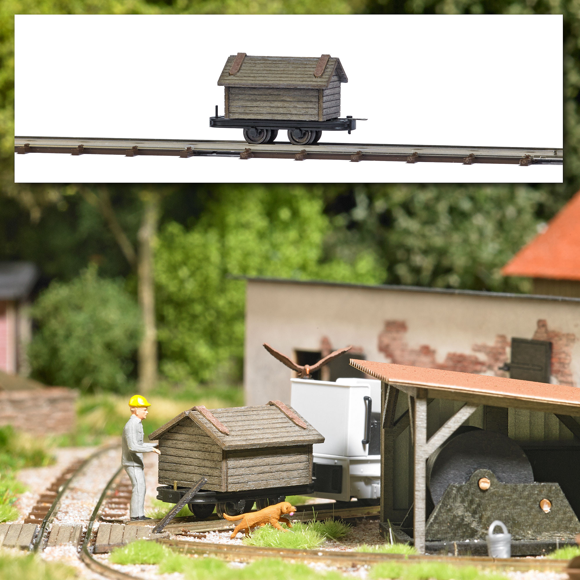 Busch 12290 Werkzeugwagen World of Trains Modelleisenbahn Shop