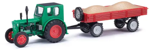 MH: Traktor Pionier + Anhänger mit Kies