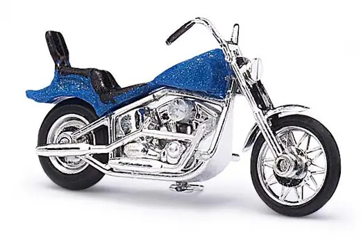 Amerikanisches Motorrad, Blau-Metallic