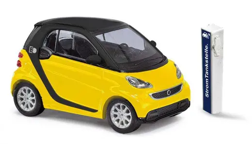 Smart Fortwo Coupe Electric drive Gelb