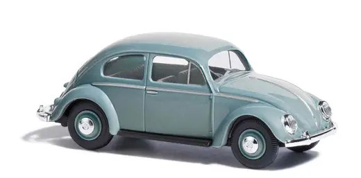 VW Käfer mit Ovalfenster, Hellblau