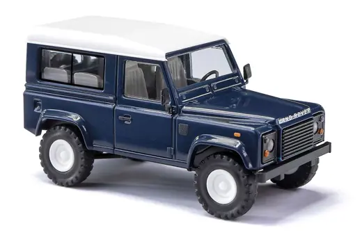 Land Rover Defender 90, kurz Blau