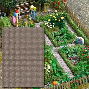 2 Dekoplatten »Natursteinpflaster«