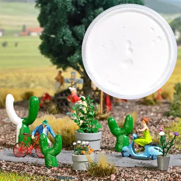 Modellbau Knetmasse Weiss