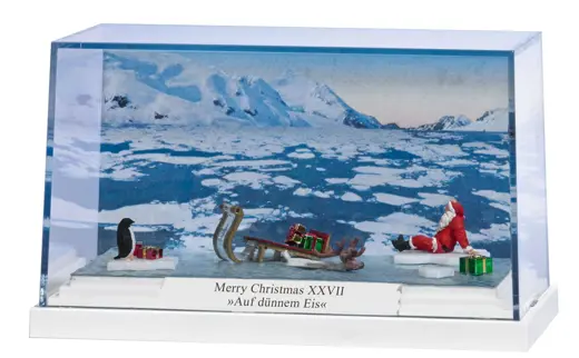 Diorama: Merry Christmas XXVII »Auf dünnem Eis«