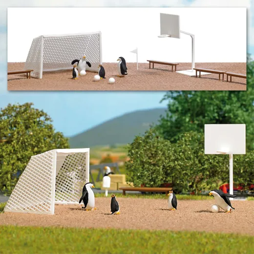 Action Set: Pinguine Ballspiel