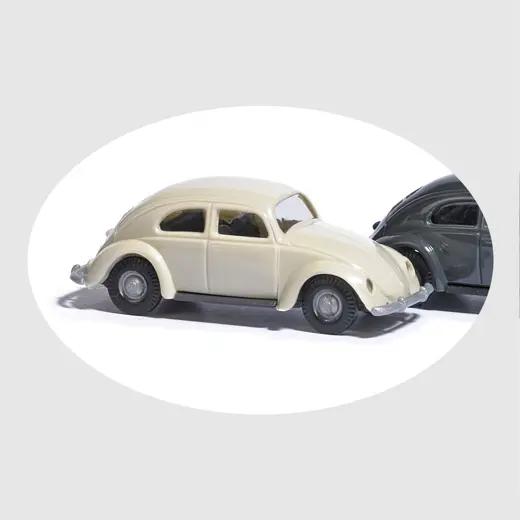 VW Käfer mit Brezelfenster, Beige