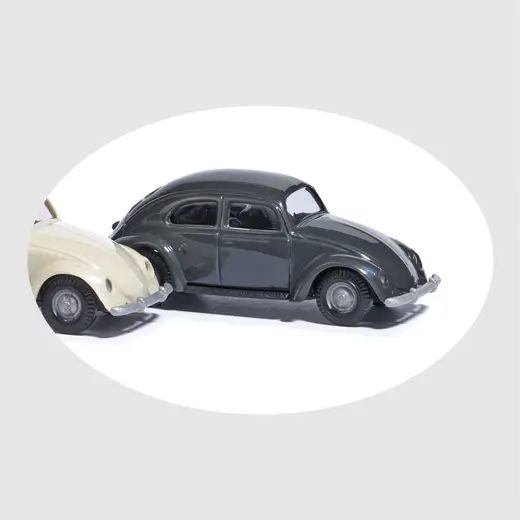 VW Käfer mit Brezelfenster, Anthrazit