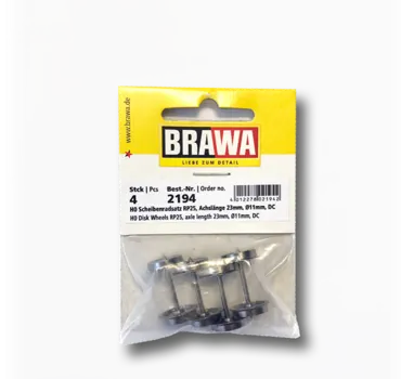 H0 Radsatz RP25 DC 23mm (4St)