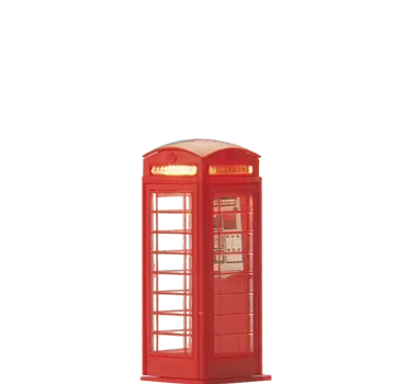 H0 Englische Telefonzelle
