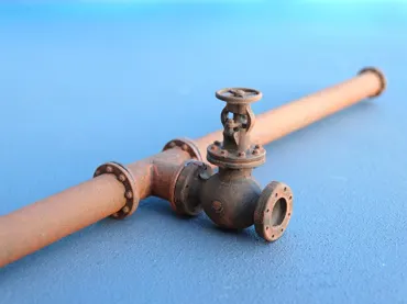 Rohre "T", Flansch m. Schraube Ø 8mm