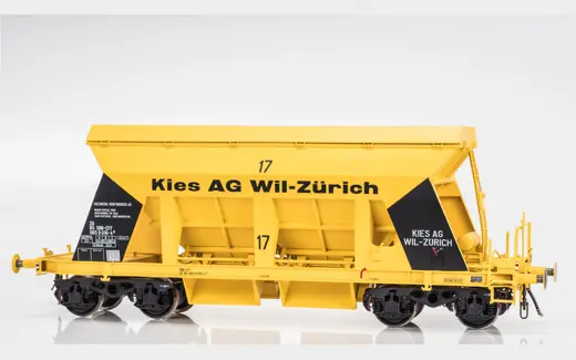 4-achsiger Kieswagen Kies AG Wil, gelb, Privat