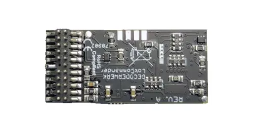 Fahrdecoder 2A mit 8 Ausgängen, SUSI und Lastregelung sowie vielen Effekten, Schnittstelle PLUX22