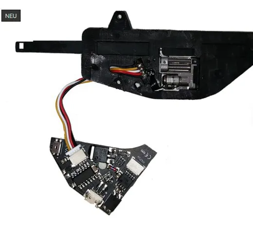 C-Gleis Weichenantrieb mit Schrittmotor für vorbildgerechtes Umschalten der Weiche. Integrierter Decoder und Lichtausgang