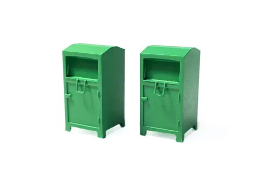 Grüne Kleidercontainer