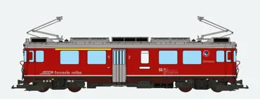 RhB ABe 4/4 III, Nr. 55, Diavolezza, rot
