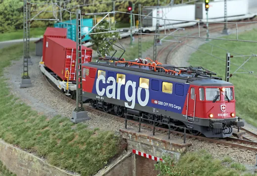 SBB E-Lok  CARGO 610 487-1 Langenthal, Ep V, DCS/ACS