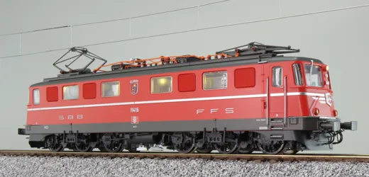 SBB E-Lok Ae 6/6  11416 Kanton Glarus SBB, Rot 1997, Ep V, DC/AC