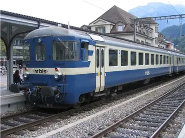 BLS Steuerwagen Bt 953 blau/beige mit AS, Ep.VI