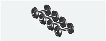 Scheibenradsatz AC 11.5mm Achsl. 23,1mm (4)